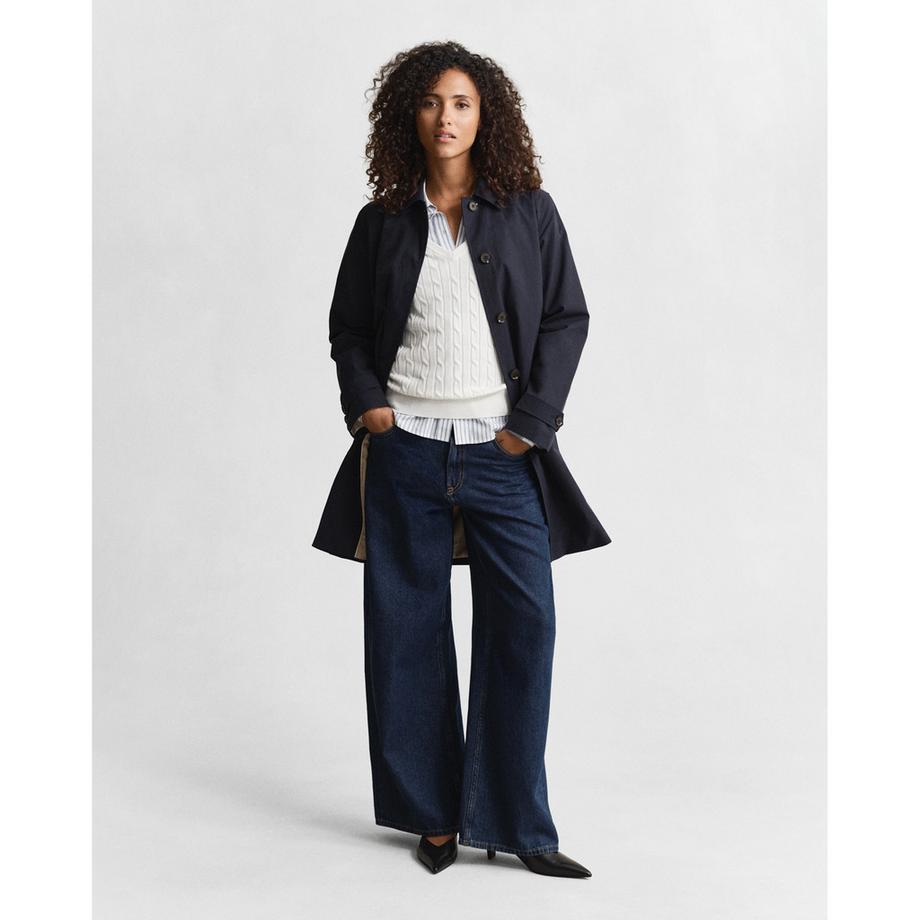 GANT Maglione Scollo a V a Treccia  