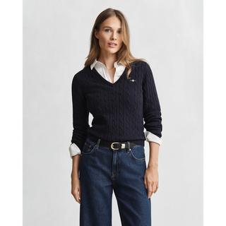 GANT Pull Col V Torsadé  