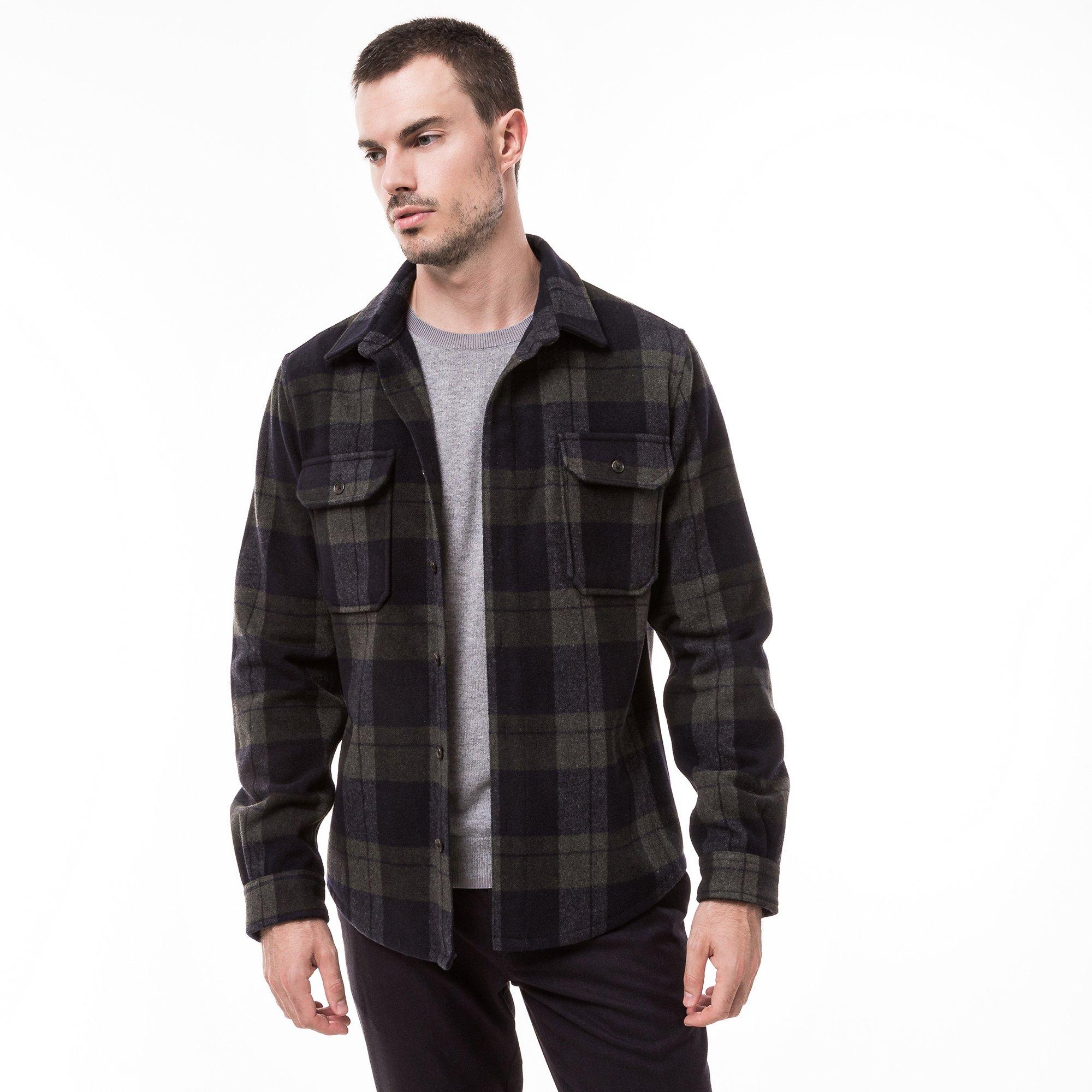 Manor Man Plaid Overshirt  