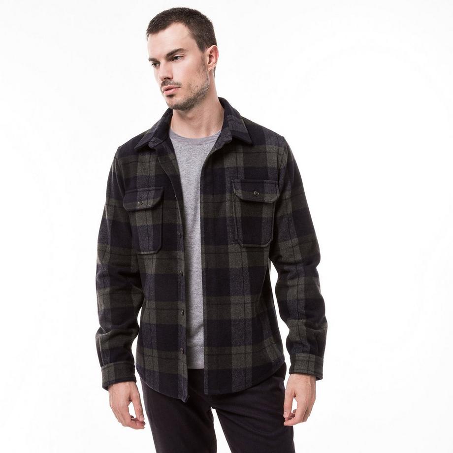 Manor Man Karomuster Overshirt  