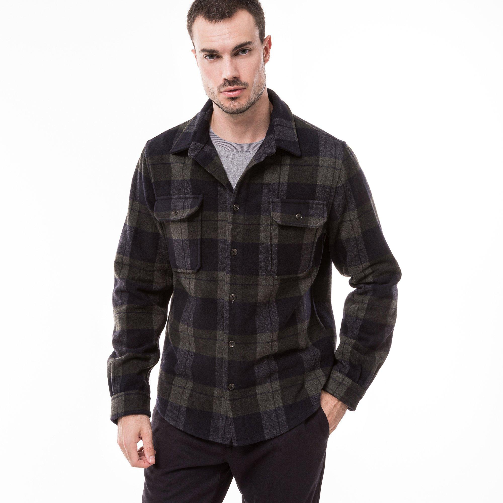 Manor Man Plaid Overshirt  