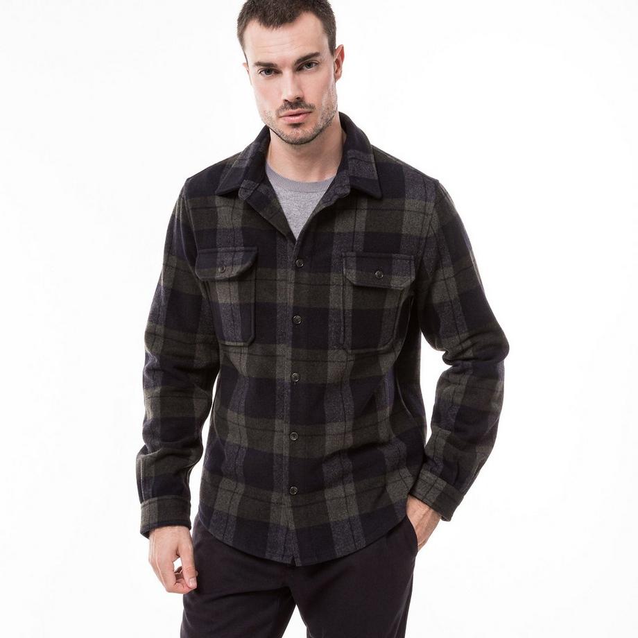 Manor Man Karomuster Overshirt  