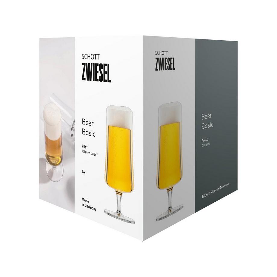 Schott Zwiesel Bierglas, 4 Stück Beer Basic 
