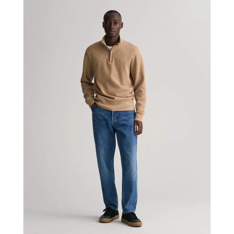 GANT Half Zip Regular Fit Pullover  