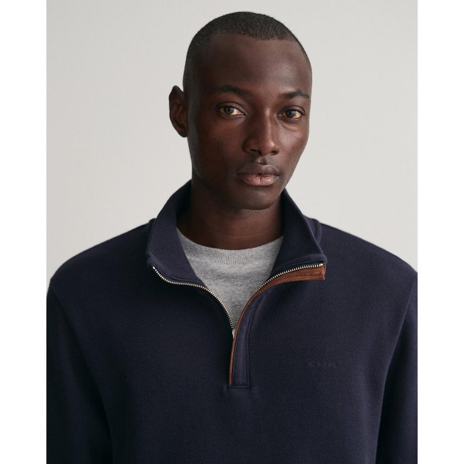 GANT Half Zip Regular Fit Pullover  