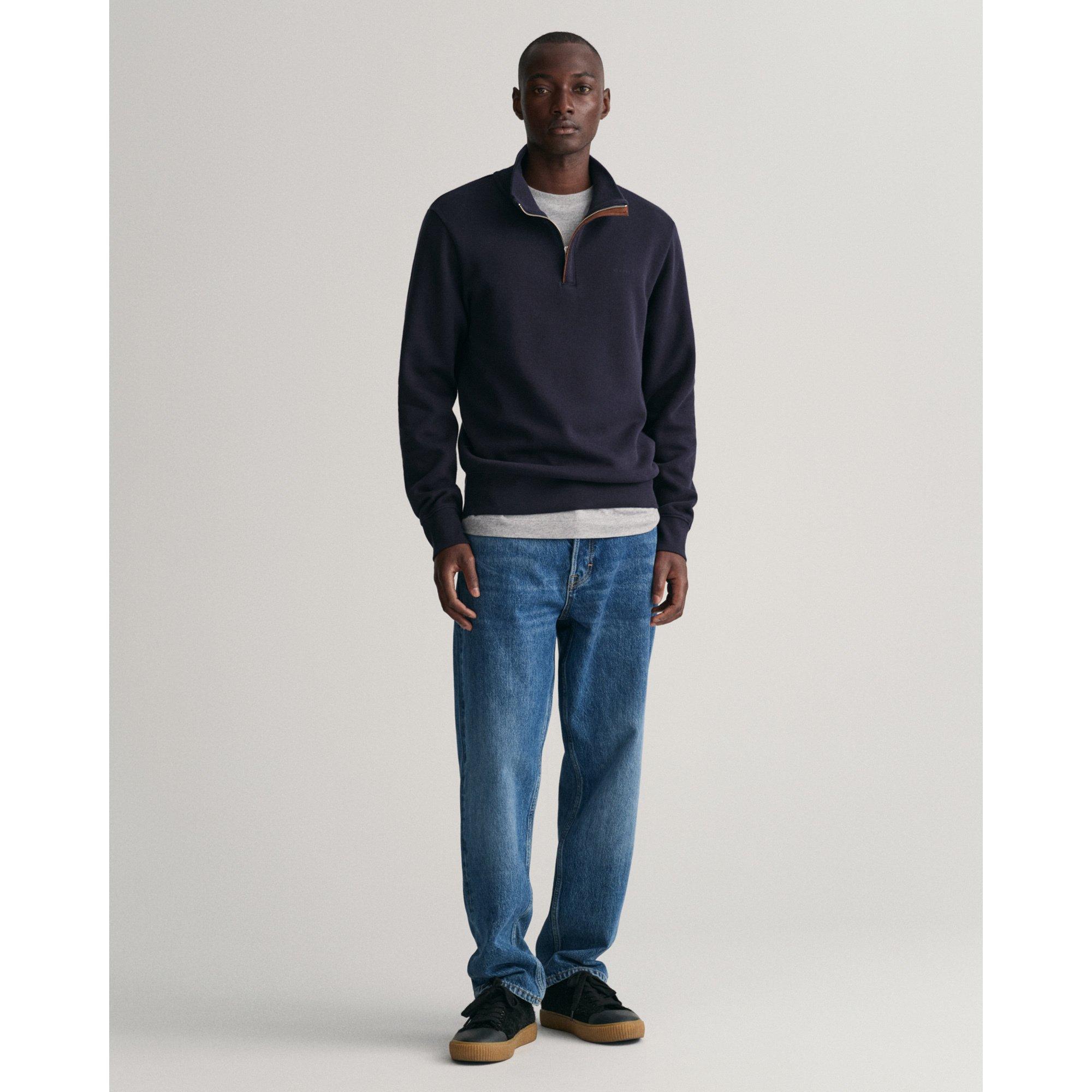 GANT Half Zip Regular Fit Pullover  