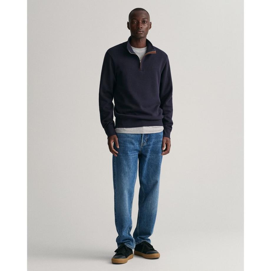 GANT Half Zip Regular Fit Pullover  