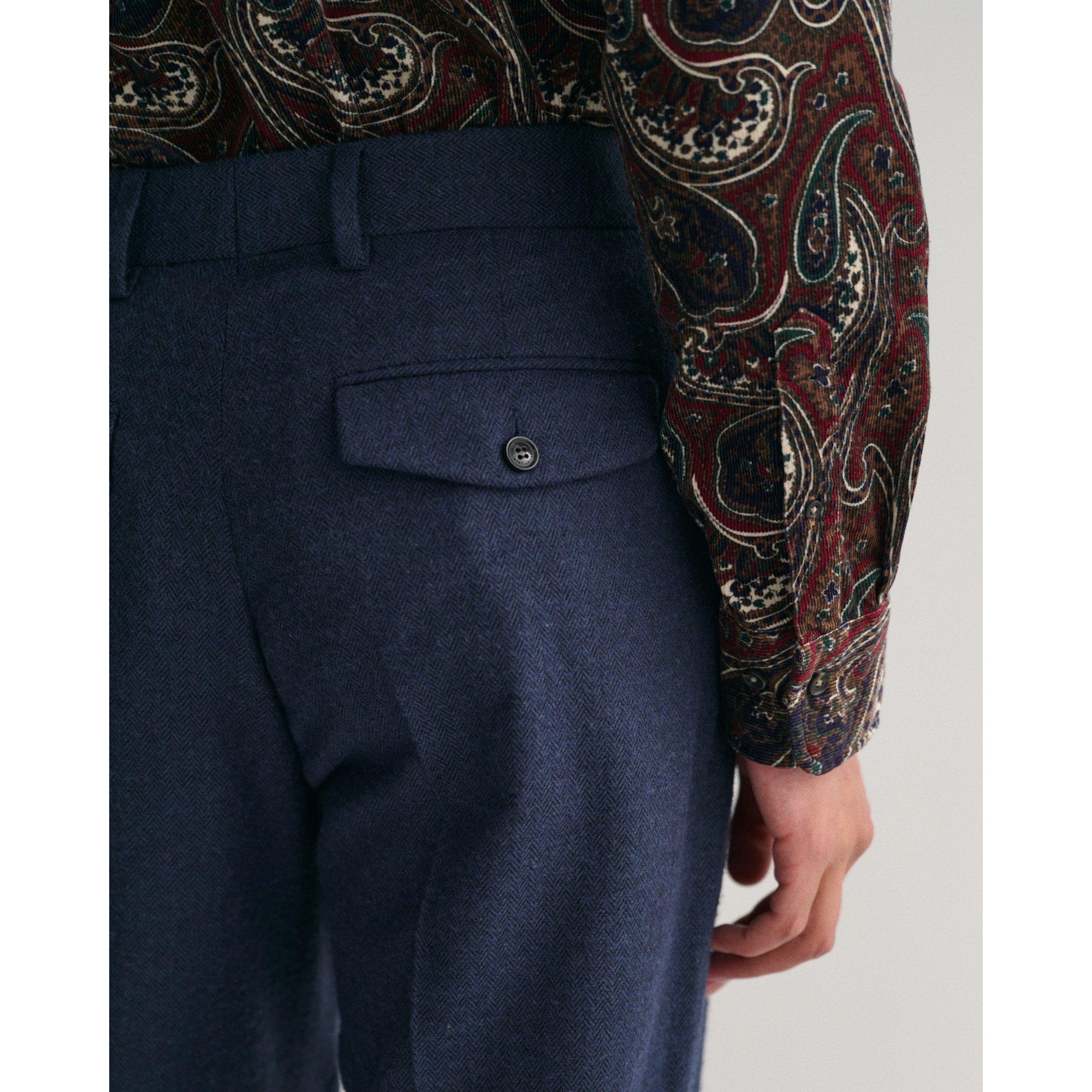 GANT Camicia Maniche Lunghe Paisley in Velluto a Coste  