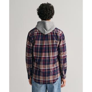 GANT Langarm Flanell Jaspé Karomuster Hemd  