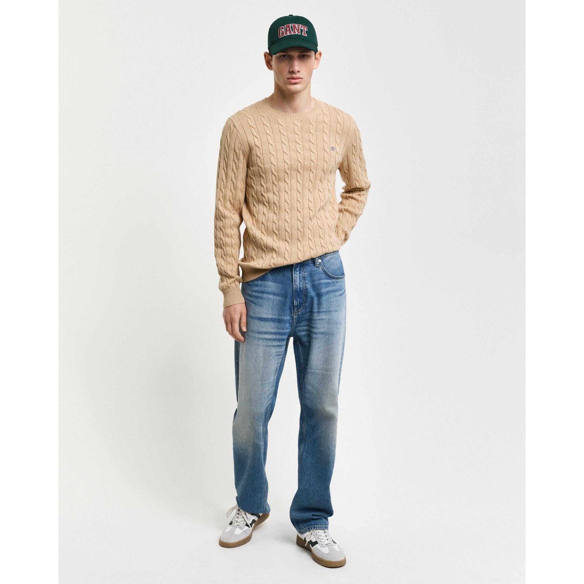 GANT Zopfstrick Rundhals Pullover  