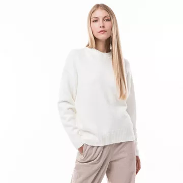Rundhals Pullover, langarm