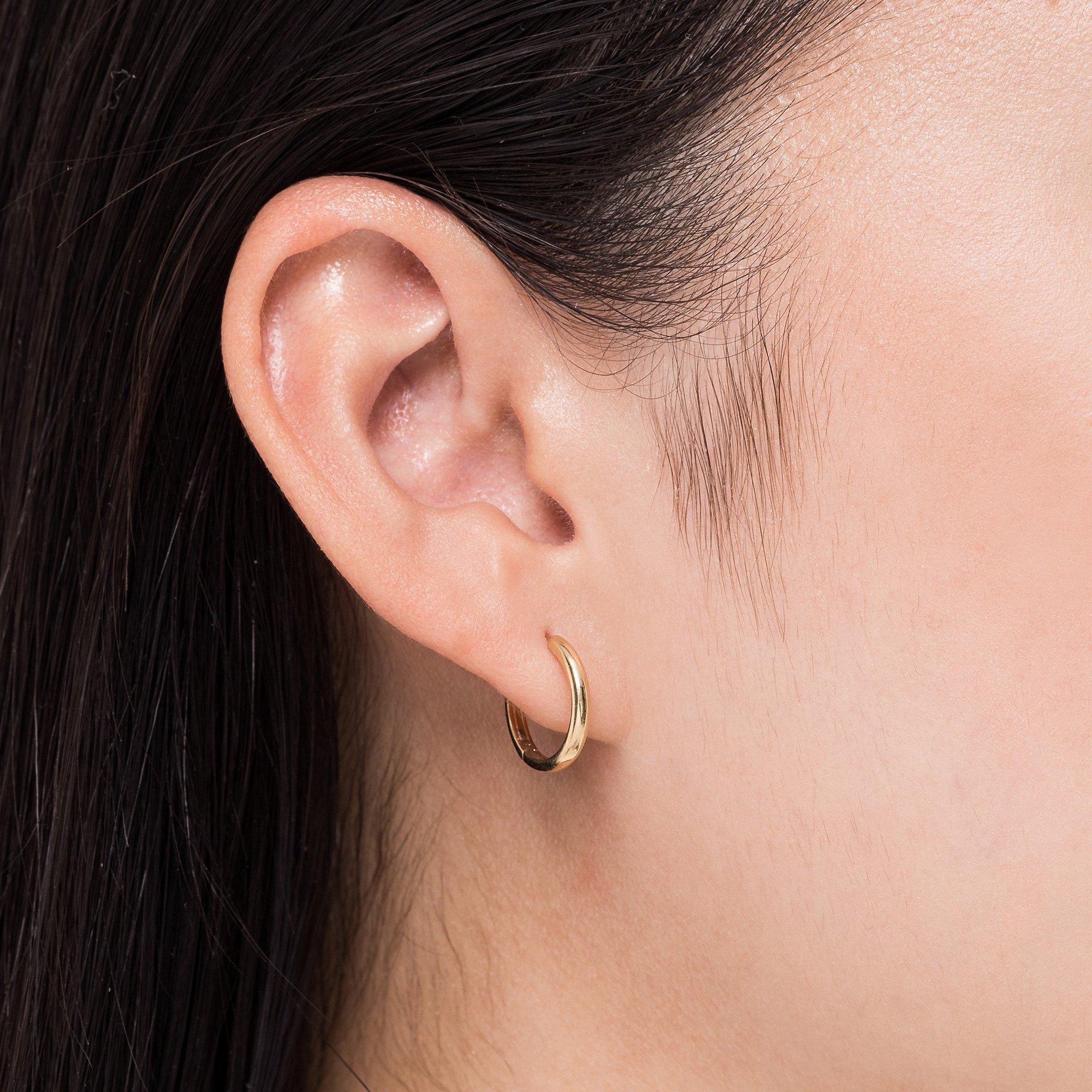 L' Atelier Gold 18 Karat by Manor  Mono boucle d'oreille
 