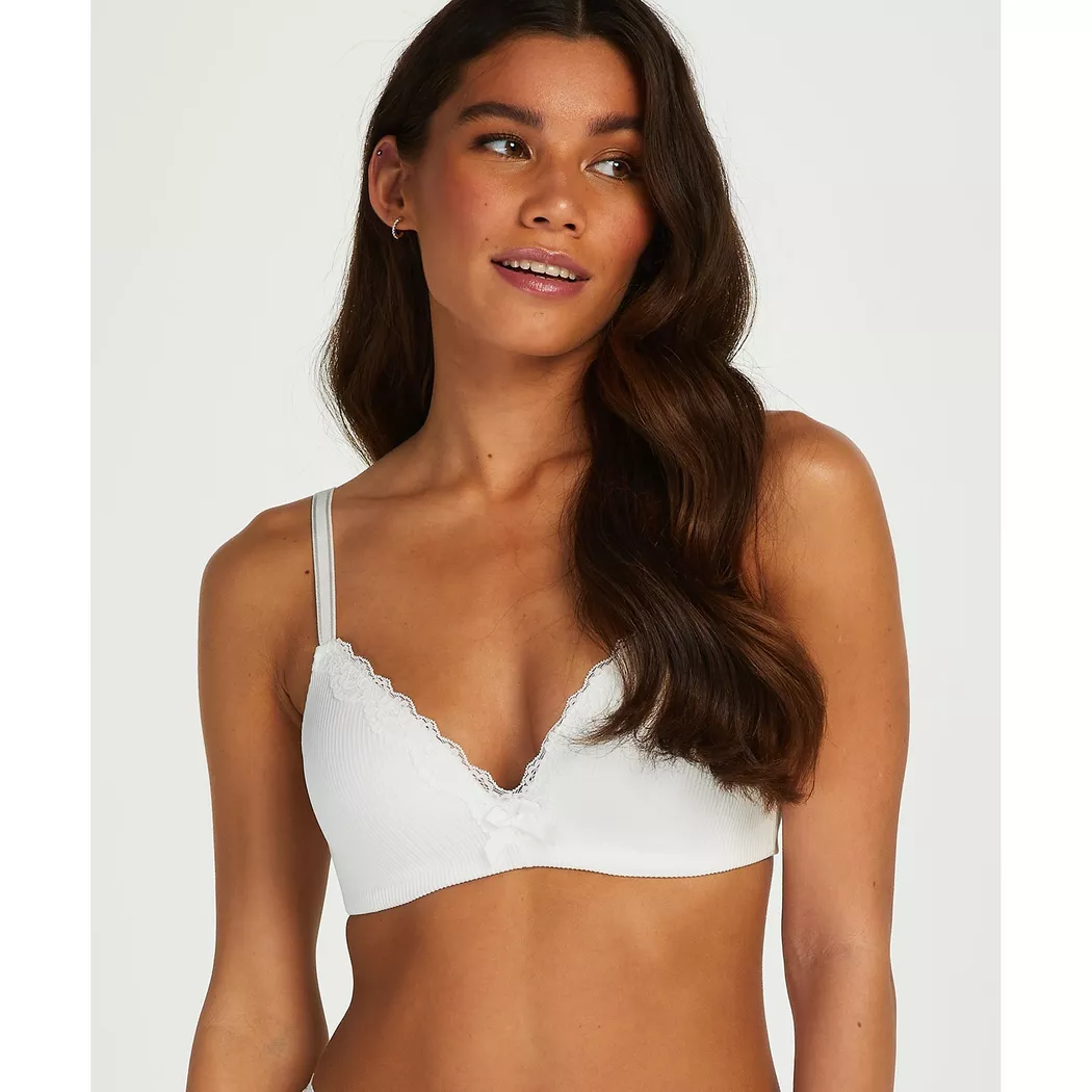 Hunkemöller - Bh, für Damen, Weiss Größe 80E 3