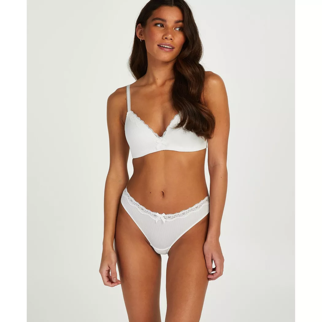 Hunkemöller String Panty White Size XS 2