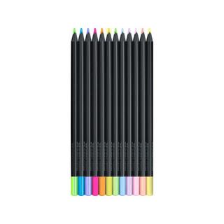 Faber-Castell Crayons de couleur Black Edition Neon + Pastell 