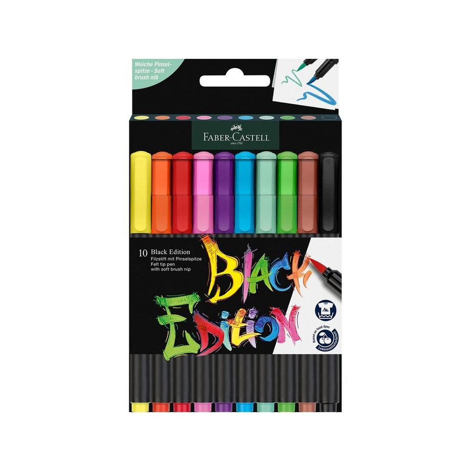 Faber-Castell Set di pennarelli Black Edition 