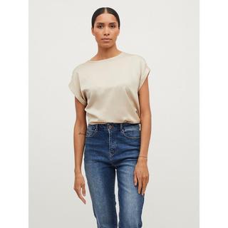 VILA Viellette Satin Look T-Shirt  