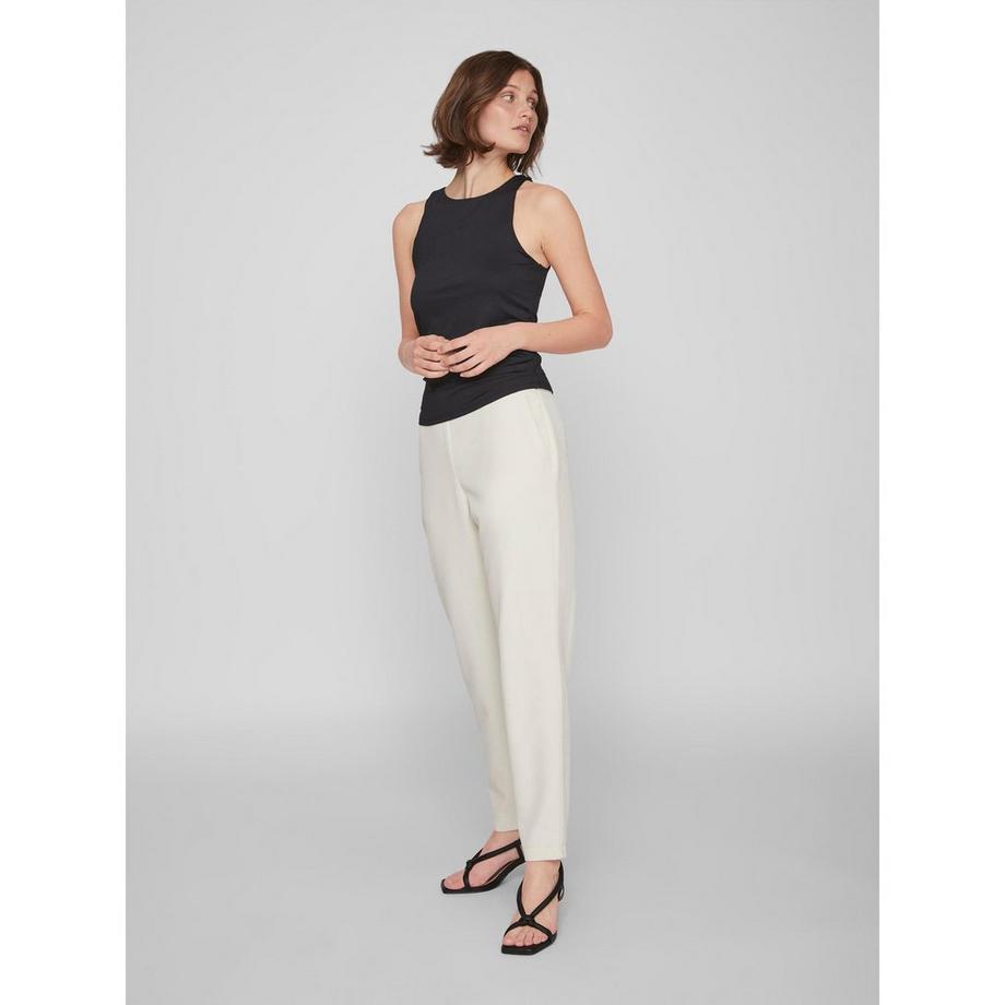 VILA Canotta a Costine Senza Maniche  