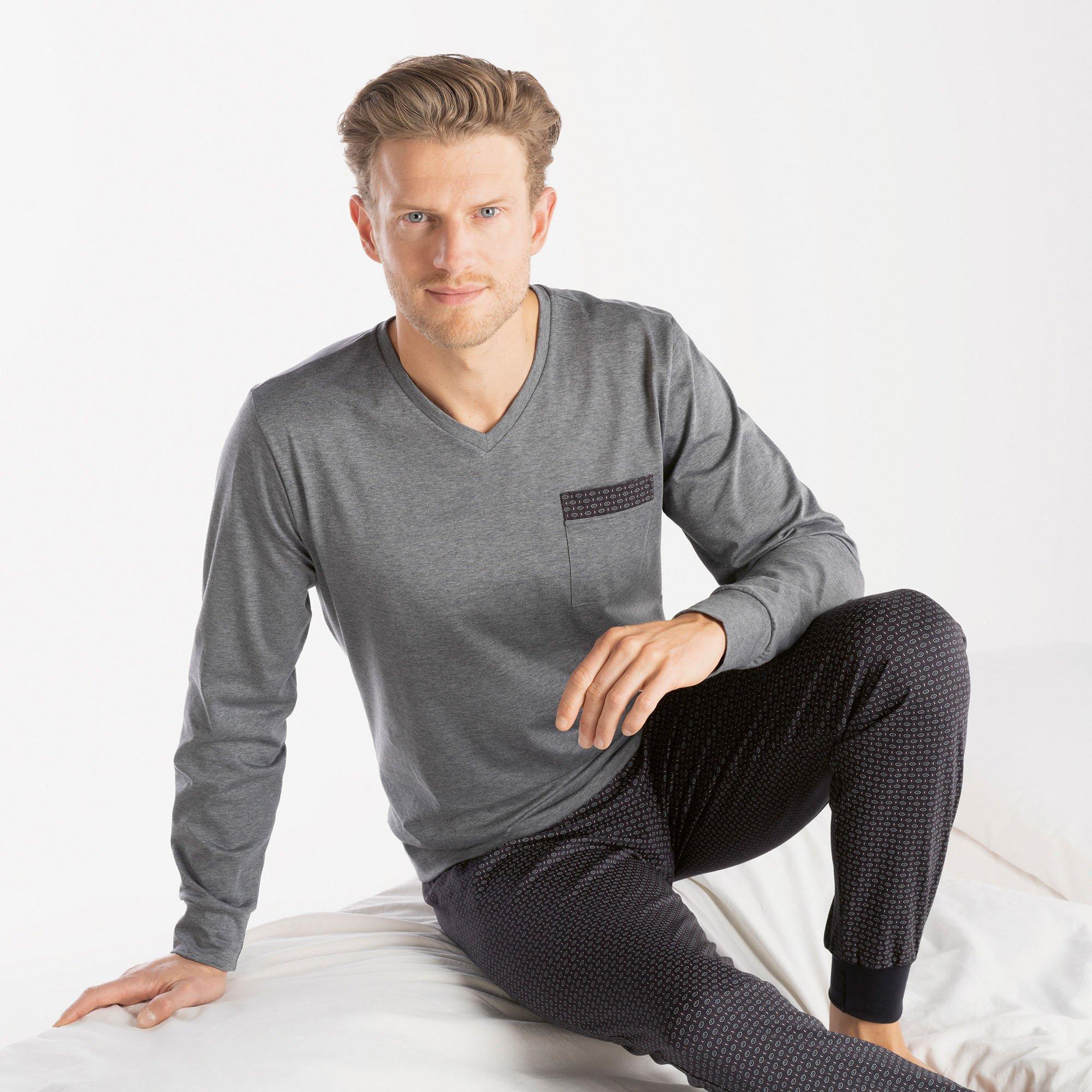 Image of Pyjama Herren Anthrazit L