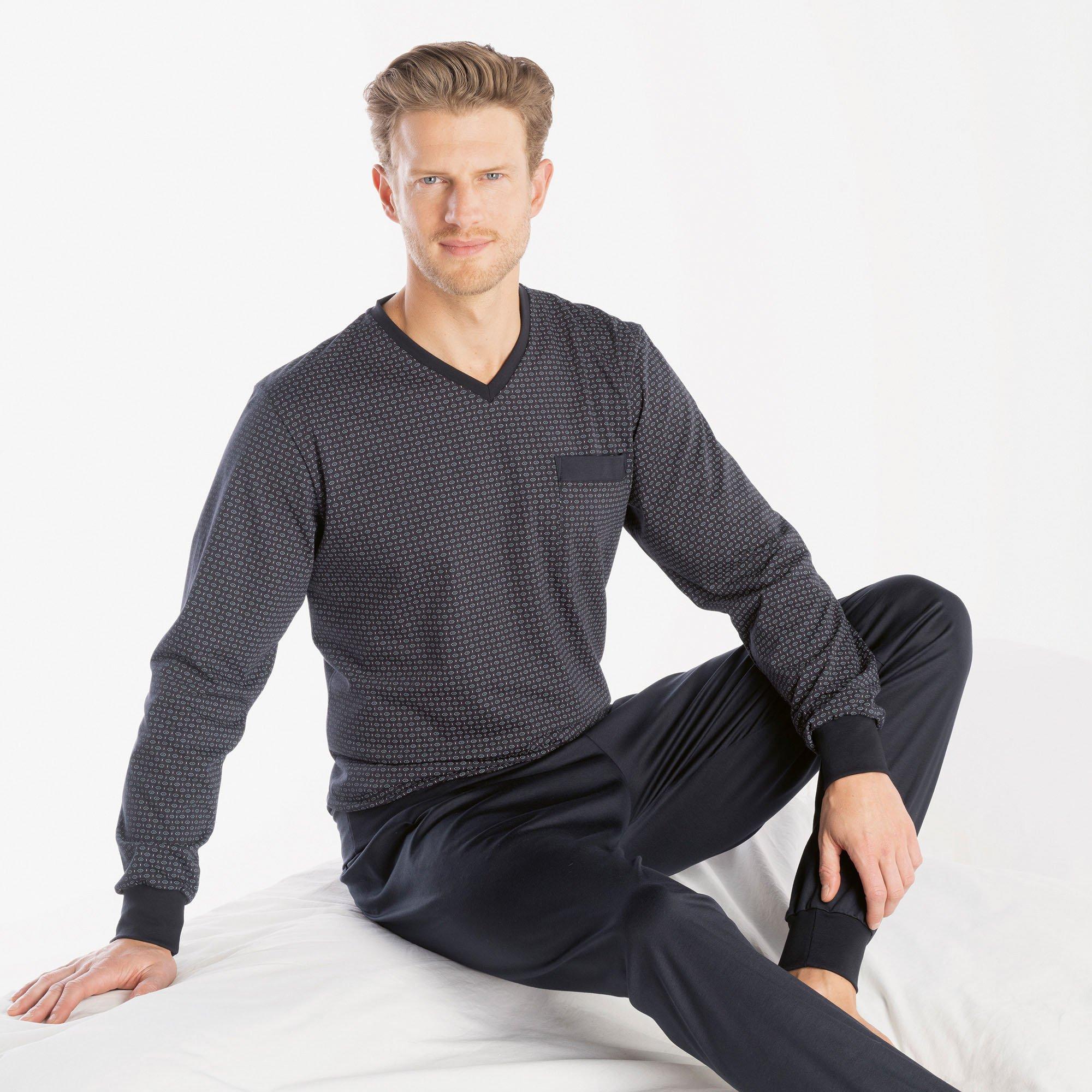 Image of Pyjama Herren Anthrazit S
