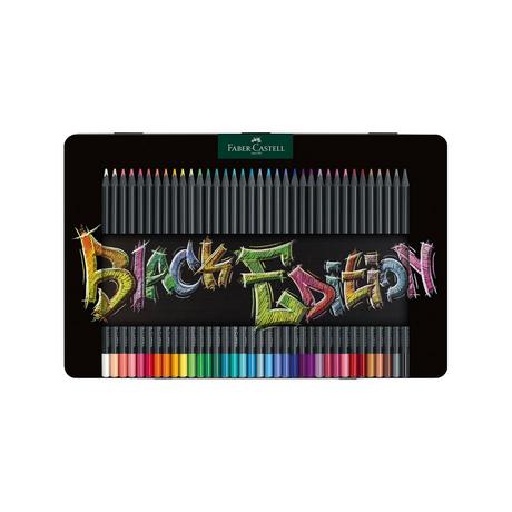 Faber-Castell Crayons de couleur Black Edition 