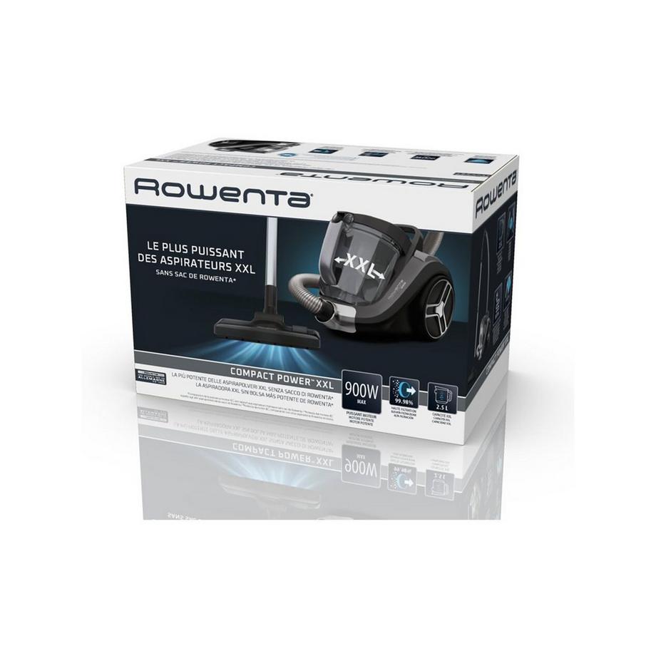 Rowenta Cyclone-Staubsauger Compact Power XXL, Parkett + 