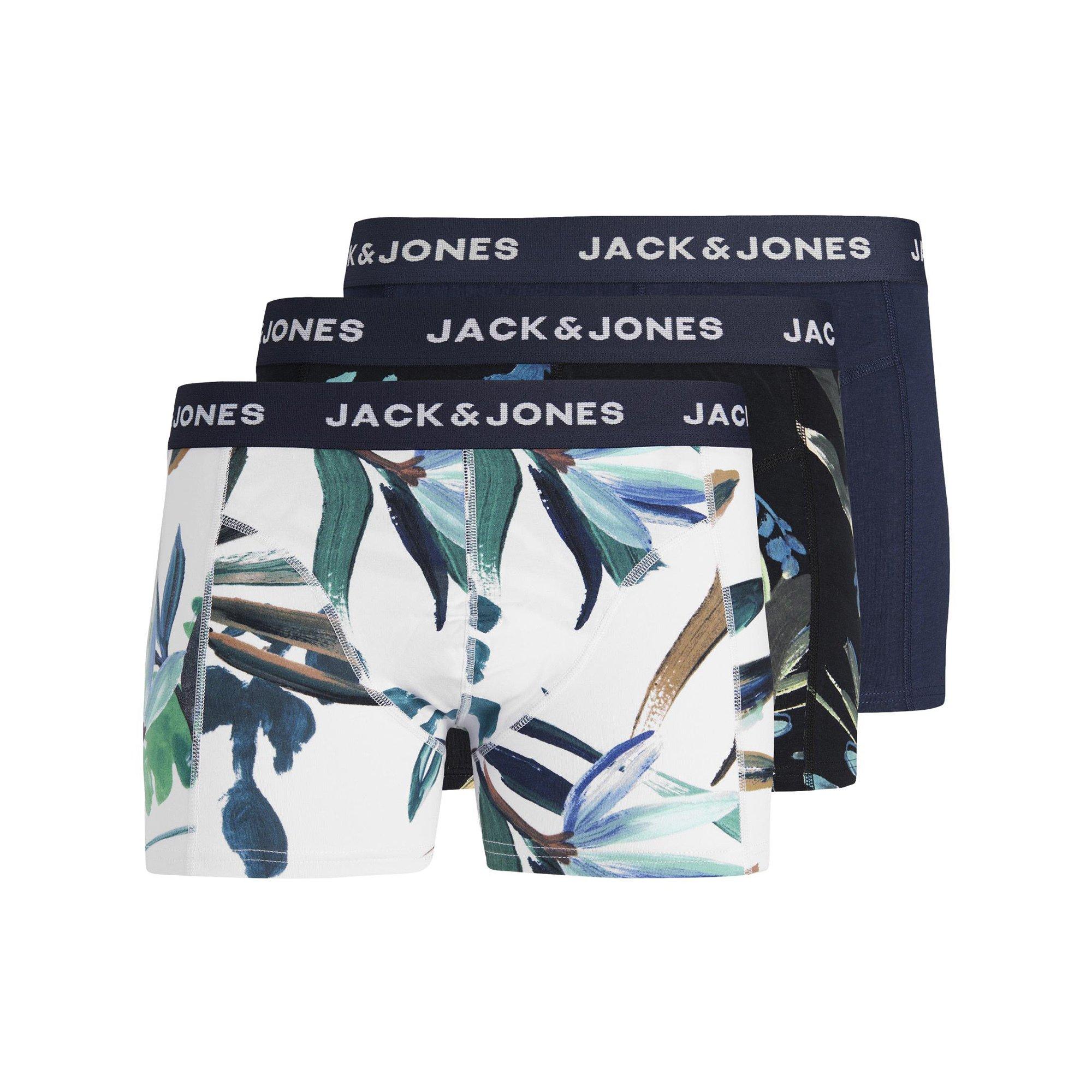 JACK & JONES JACLOUIS TRUNKS 3 PACK SN Culotte, 3-pack 