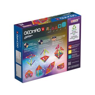 Geomag  Panels Green Line Glitter, 35 Pièces 