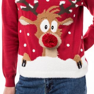 Manor Woman UGLY SWEATER Pull, col rond, manches longues 