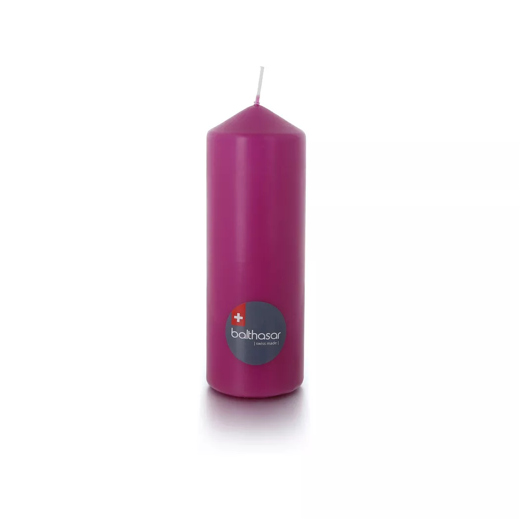 Balthasar Cylinder Candle Raspberry 70x200mm