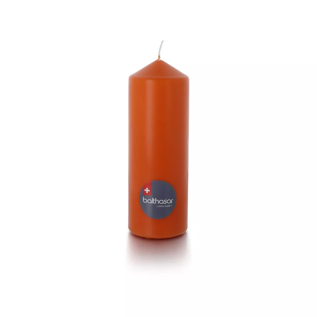 Balthasar - Zylinderkerze, 70X200MM, Orange