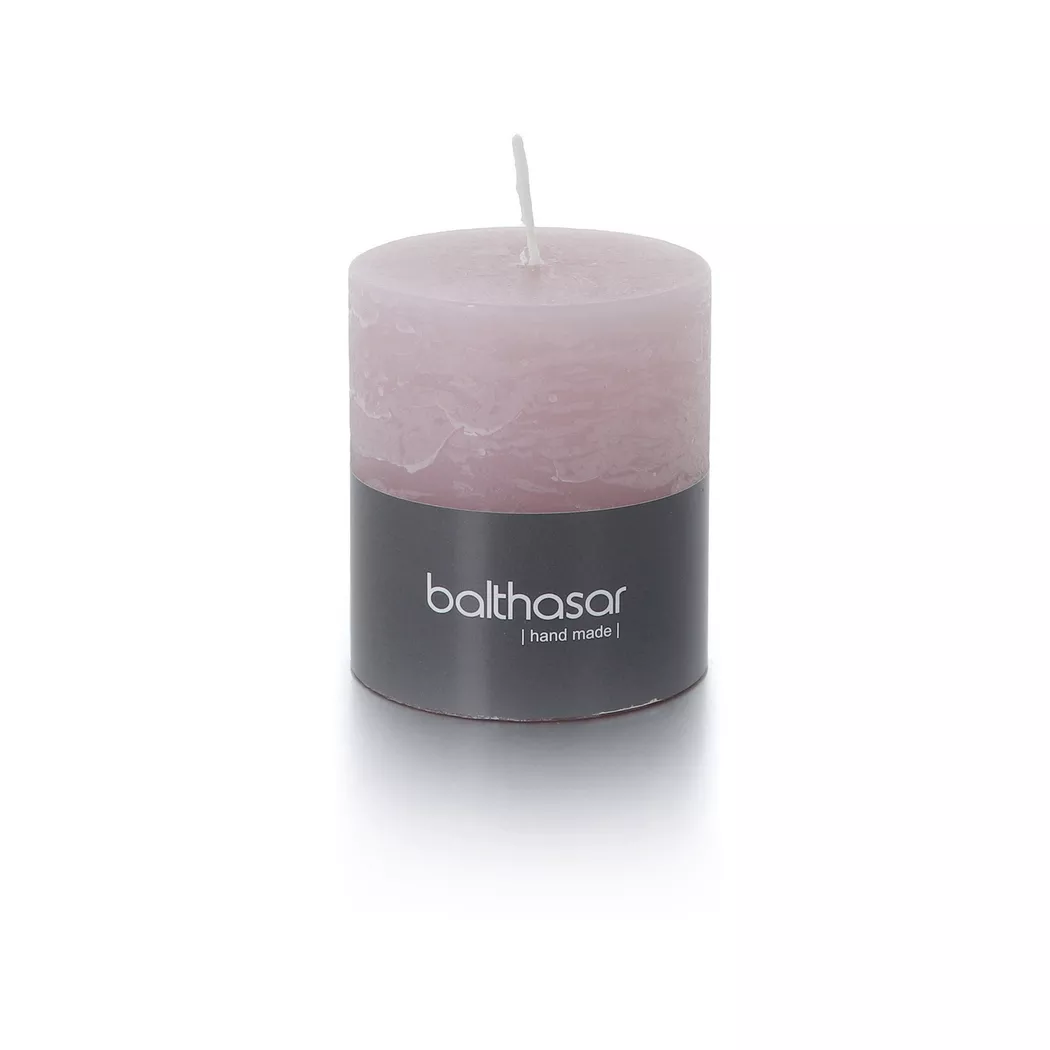 Balthasar - Zylinderkerze, 70X80MM, Altrosa