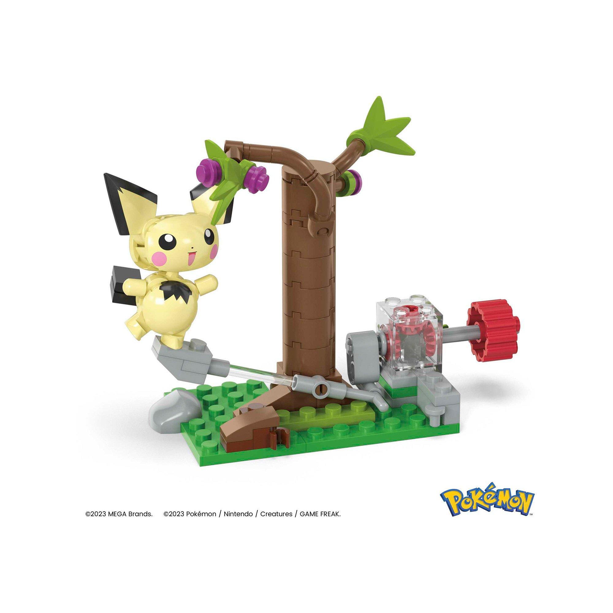 Mega Construx  Pokémon - La quête de nourriture de Pichu dans la forêt 