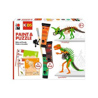 Marabu Paint & Puzzle Set KiDS Little Artist - Dinosauri 