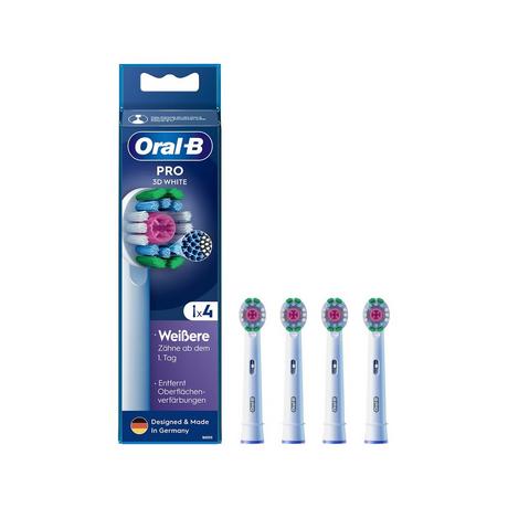 Oral-B Oral-B Ersatzzahnbürste Pro 3D White 4er 