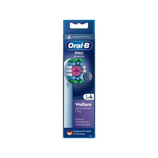 Oral-B Oral-B testina di ricambio Pro 3D White 4 pzi 
