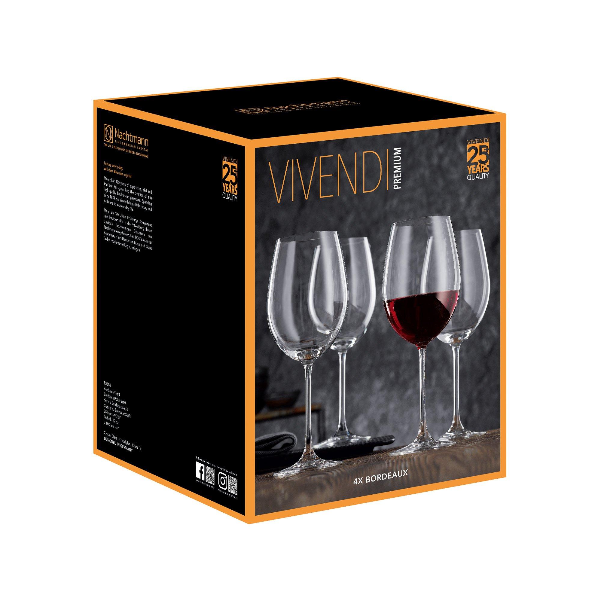 Nachtmann Bordeauxglas, 4Stk Vivendi Premium 