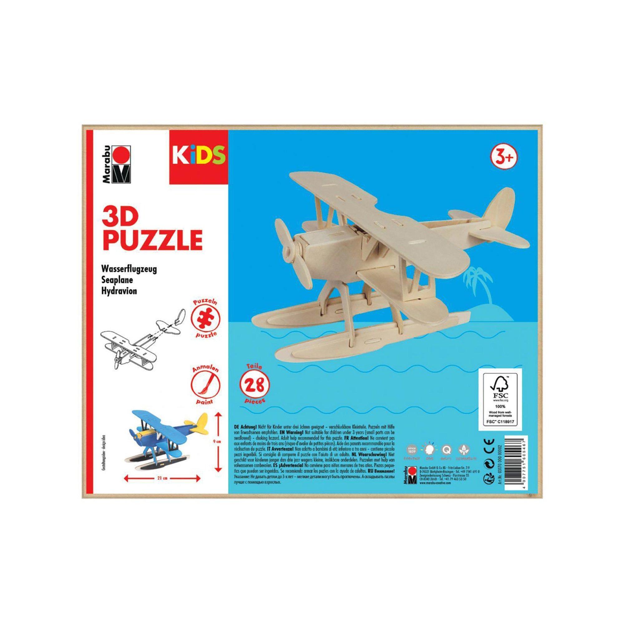 Marabu KiDS Hydravion Puzzle 3D 