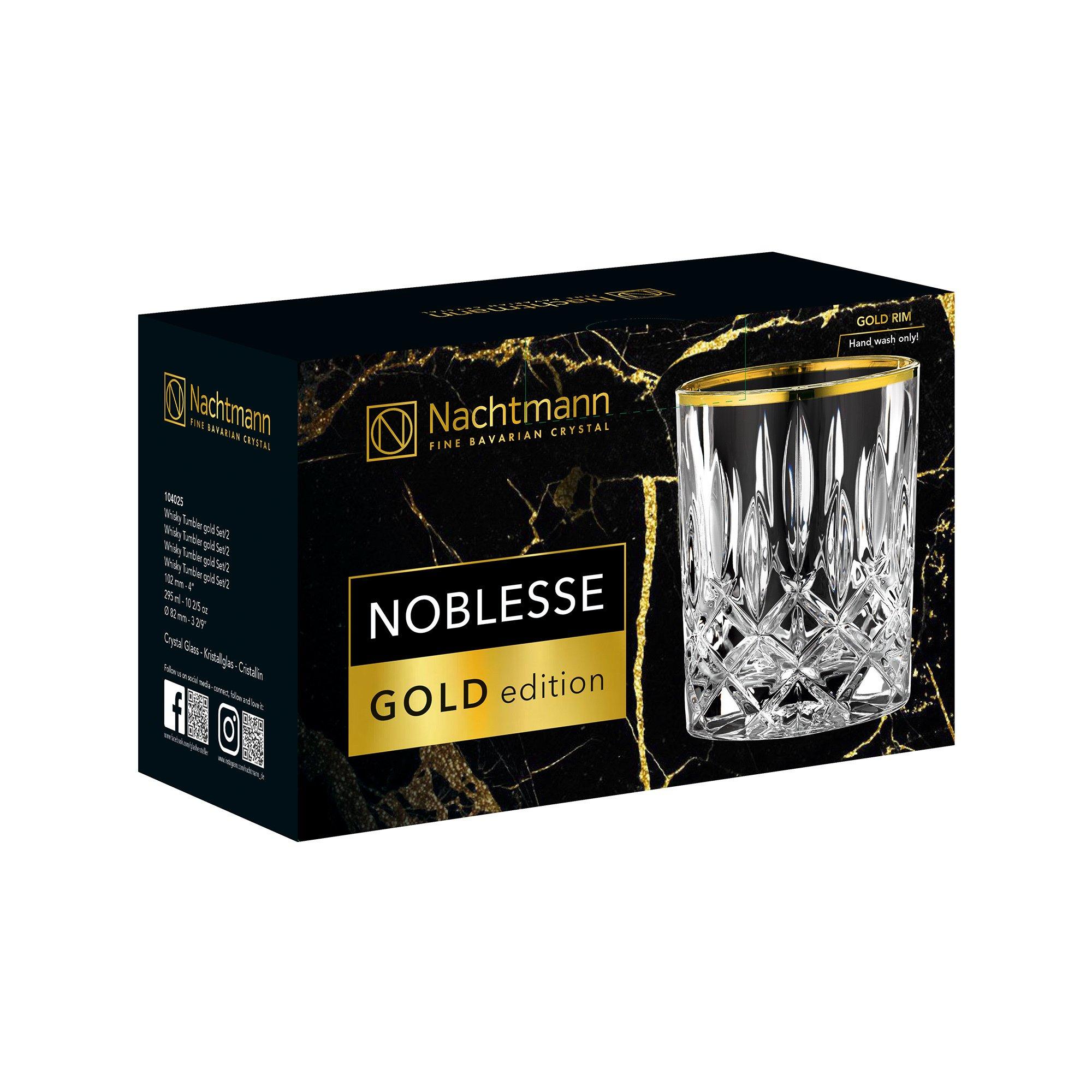 Nachtmann Verre whisky, 2 pièces Noblesse Gold 