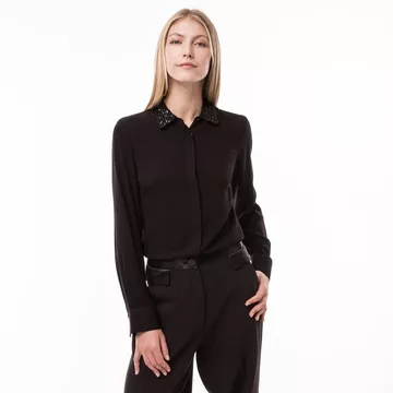 Bluse, langarm