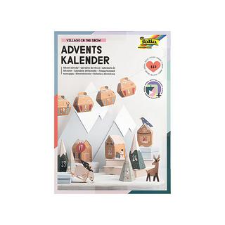 Folia Adventskalender  VILLAGE IN THE SNOW 