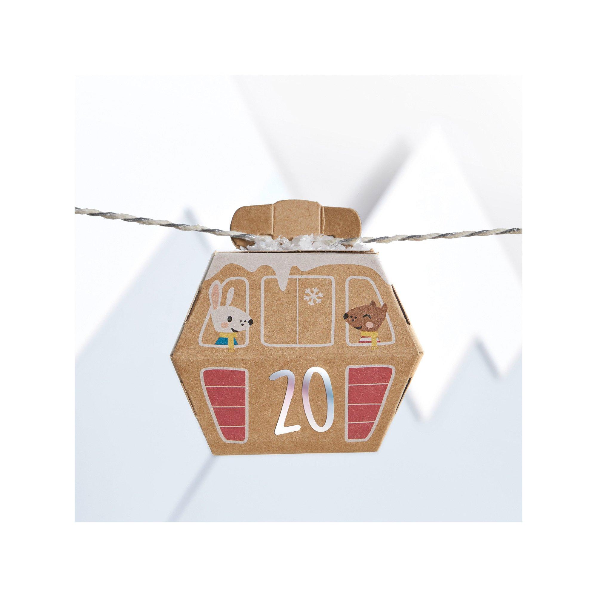 Folia Adventskalender  VILLAGE IN THE SNOW 