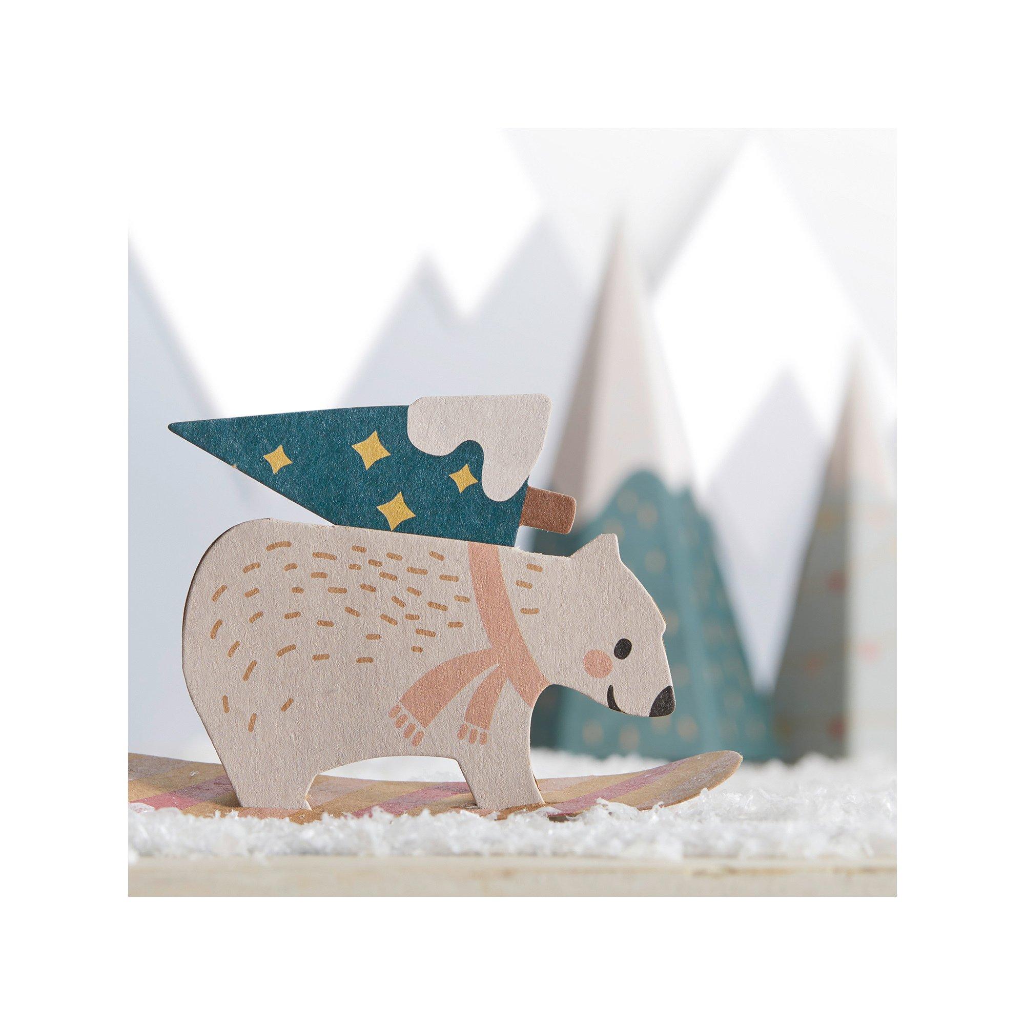 Folia Calendario dell'Avvento  VILLAGE IN THE SNOW 