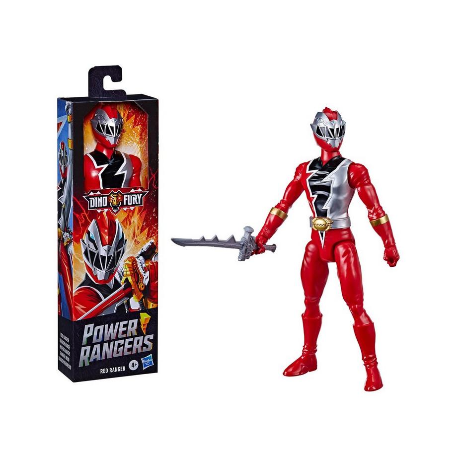 Power Rangers Dino Fury Figurine Figura d'azione del Ranger Rosso