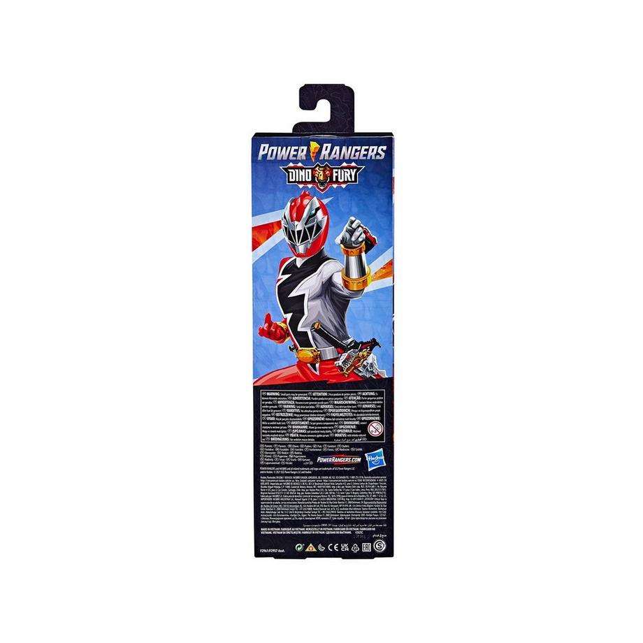 Hasbro  Power Rangers Dino Fury Grosse Roter Ranger Action-Figur 