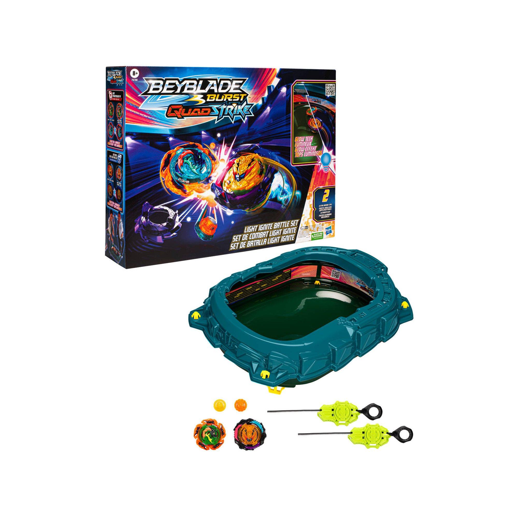   Beyblade Burst QuadStrike Light Ignite Battle Set 