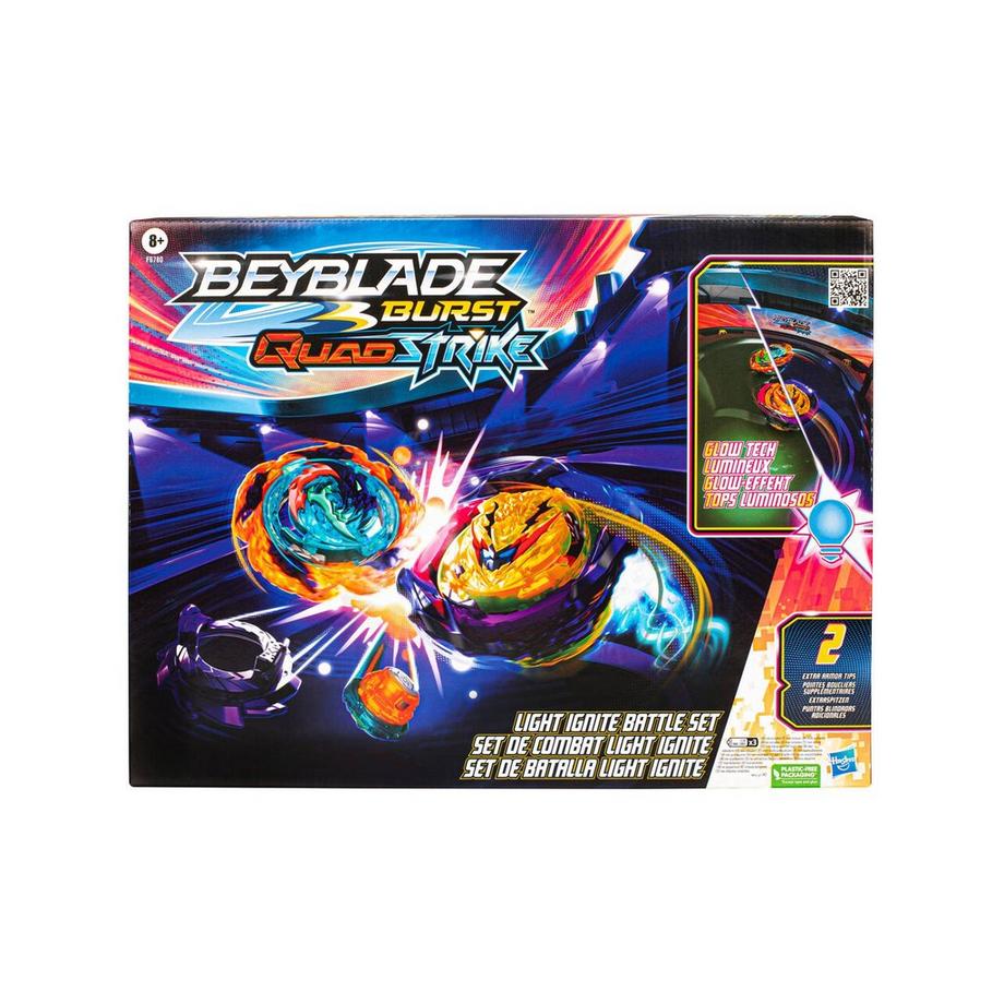 Beyblade  Beyblade Burst QuadStrike Light Ignite Battle Set 