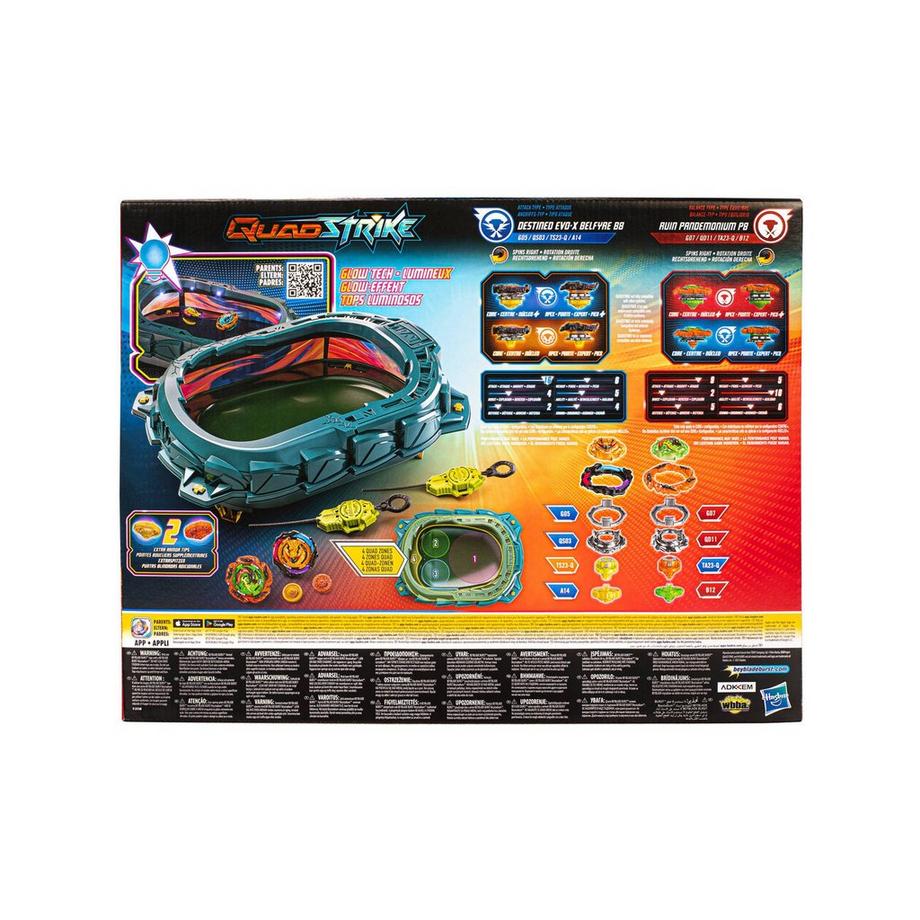 Beyblade  Beyblade Burst QuadStrike Light Ignite Battle Set 