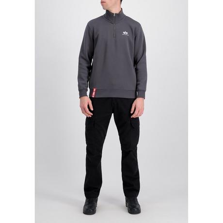 Alpha Industries Half Zip Sweater SL Collo Alto  