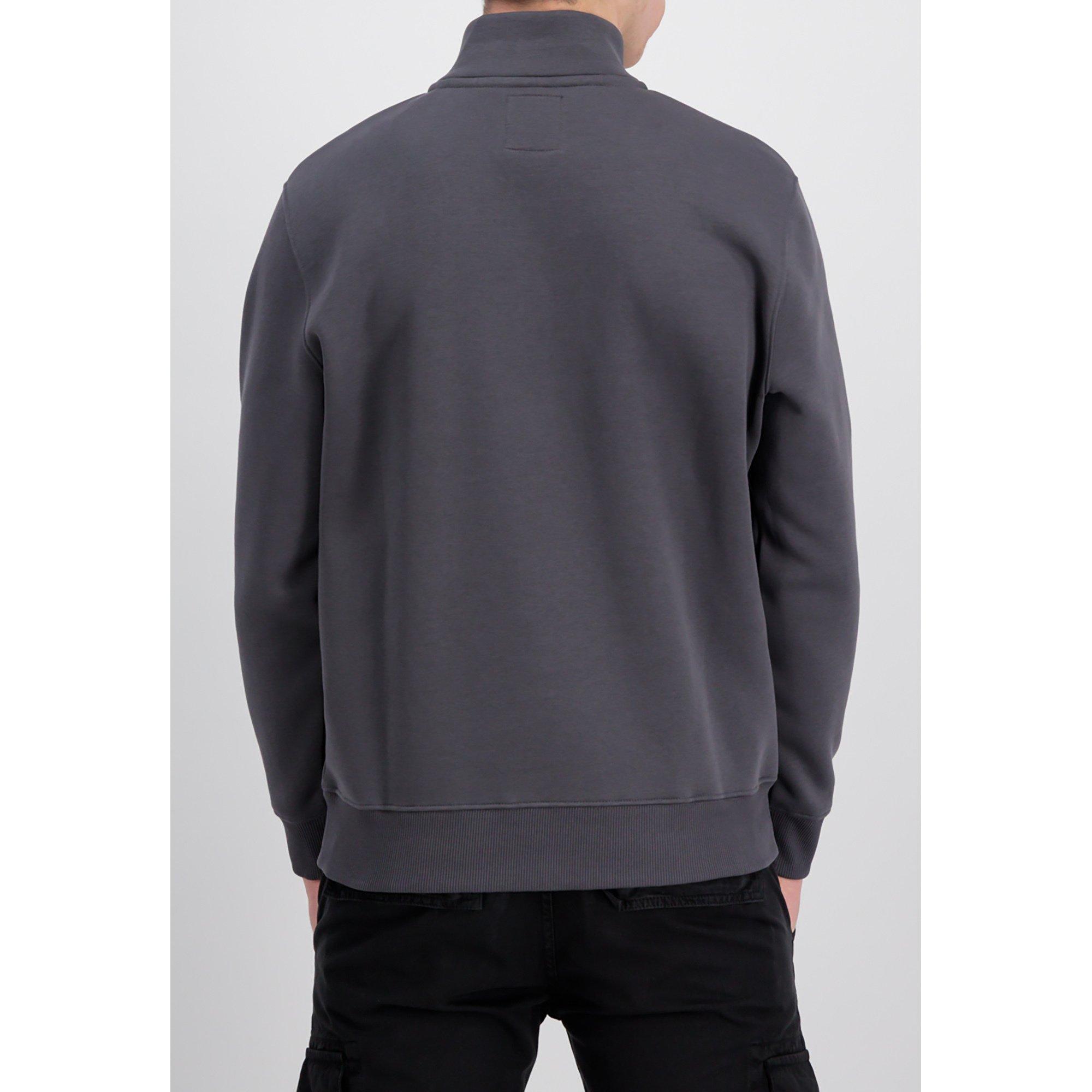 Alpha Industries Half Zip Sweater SL Collo Alto  